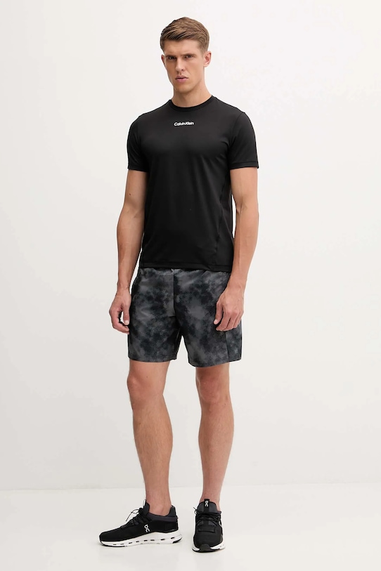 Tréningové tričko Calvin Klein Performance LVGMF5K101 čierna AW25