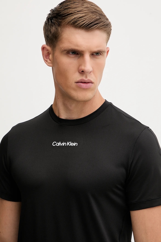 Tréningové tričko Calvin Klein Performance čierna LVGMF5K101
