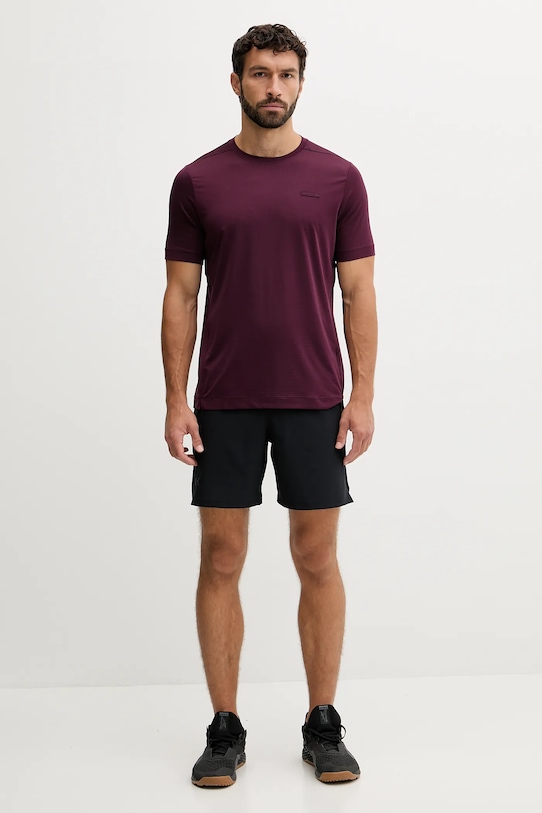 Футболка для тренинга Calvin Klein Performance LVGMS5K176 фиолетовой AW25