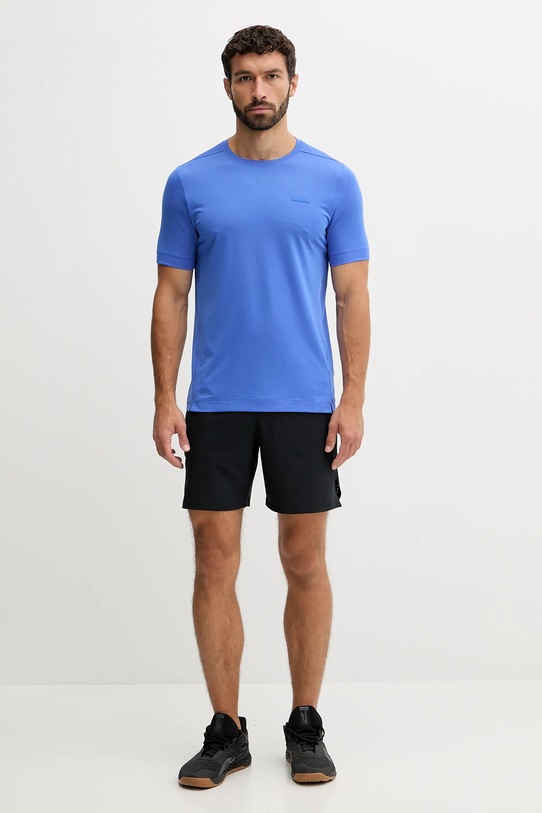 Tréningové tričko Calvin Klein Performance LVGMS5K176 modrá AW25