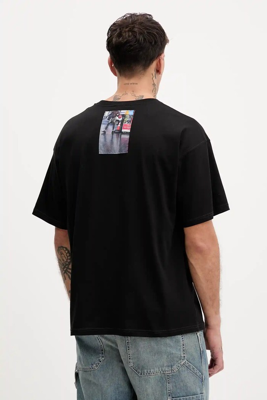 Одяг Бавовняна футболка Diesel T-BOXT-T3 A19467.0PLAT чорний