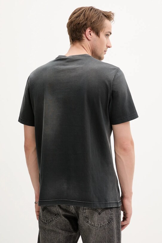 Odzież Diesel t-shirt bawełniany T-ADJUST-T1 A19630.0CHBI czarny