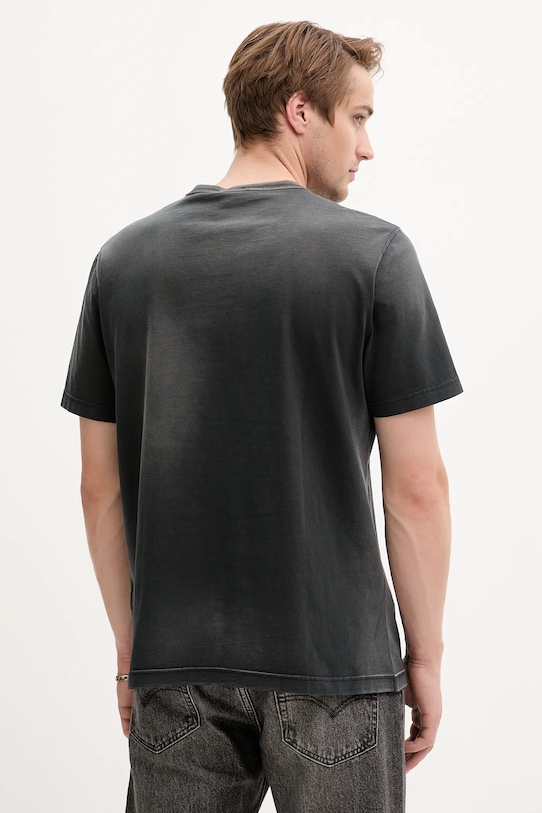 Odzież Diesel t-shirt bawełniany T-ADJUST-T1 A19630.0CHBI czarny