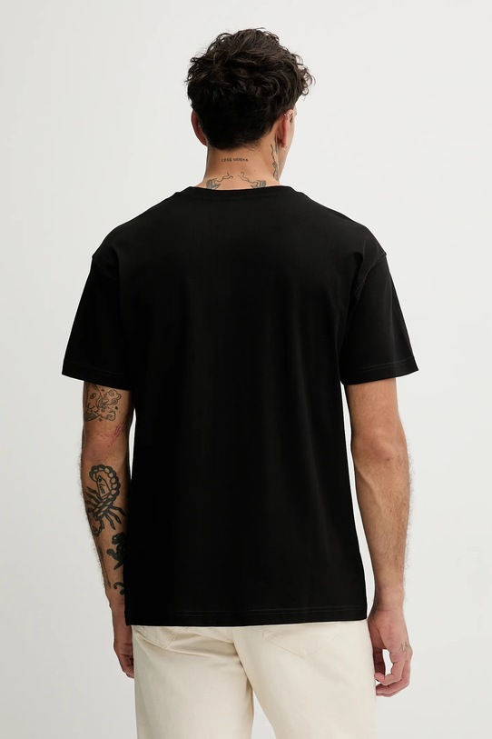 Odzież Diesel t-shirt bawełniany T-NORM-SPIDER A19662.0QIAM czarny