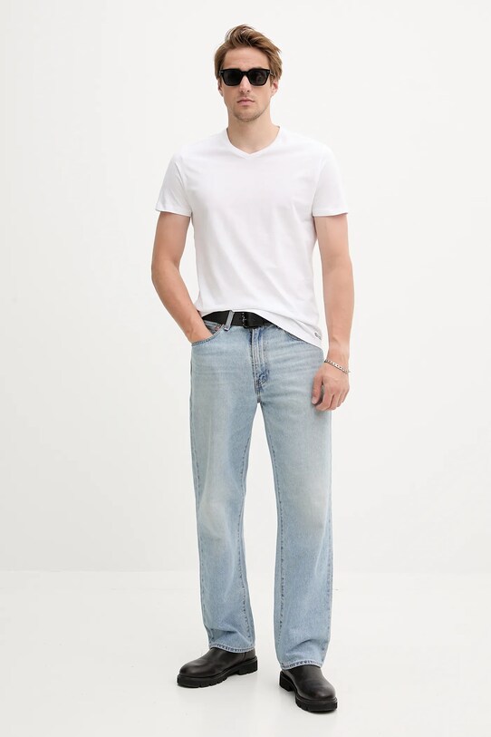 Diesel t-shirt bawełniany MICHAEL-D-BOX-3PACK 3-pack A17829.0LIAD biały AW25