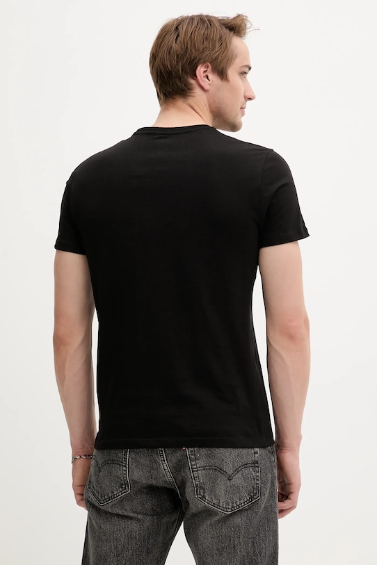 Odzież Diesel t-shirt bawełniany MICHAEL-D-BOX-3PACK 3-pack A17829.0LIAD czarny