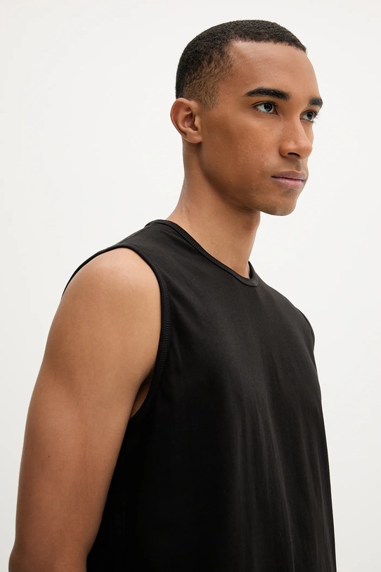 Bavlnené tričko Diesel TOM-UTLT-2PACK 2-pak čierna A19307.0LIAD