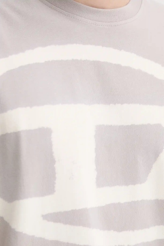 Diesel tricou din bumbac T-BOXT-BLEACH A14872.0QKAS gri