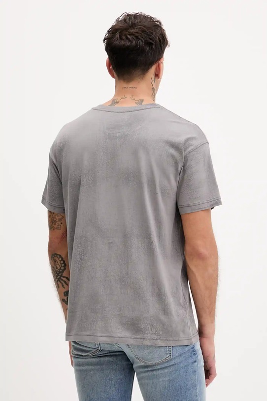 Îmbrăcăminte Diesel tricou din bumbac T-NORM-T8 A18486.0PLBU gri