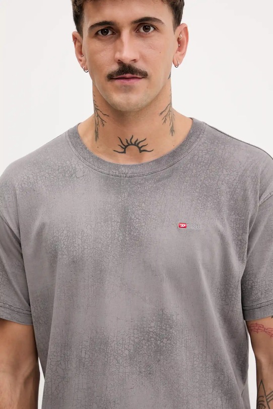Diesel tricou din bumbac T-NORM-T8 gri A18486.0PLBU