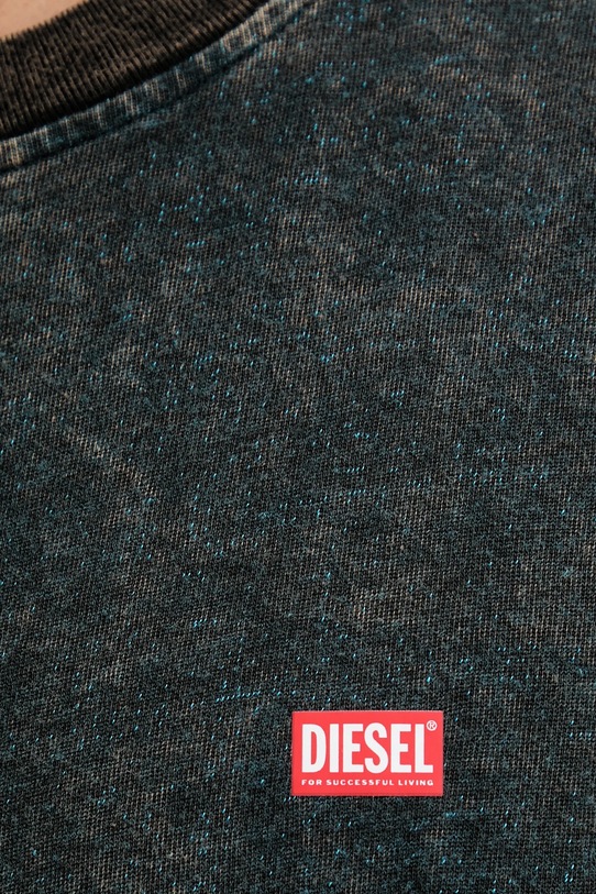 Diesel t-shirt bawełniany T-BOXT-T4 A18643.0AGBY szary