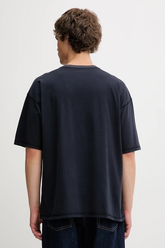 Odzież Diesel t-shirt bawełniany T-BOXT-T5 A18653.0AGCA granatowy
