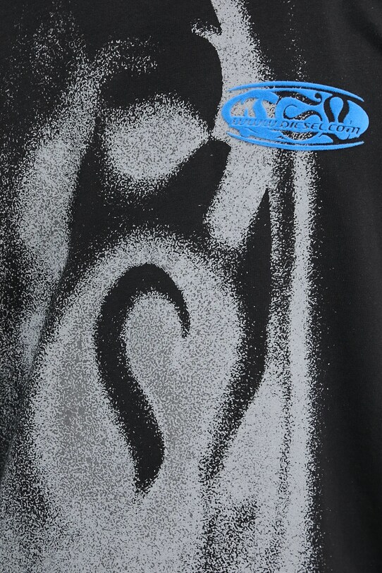 Diesel t-shirt in cotone T-BOXT-T7 A18659.0AGRI nero