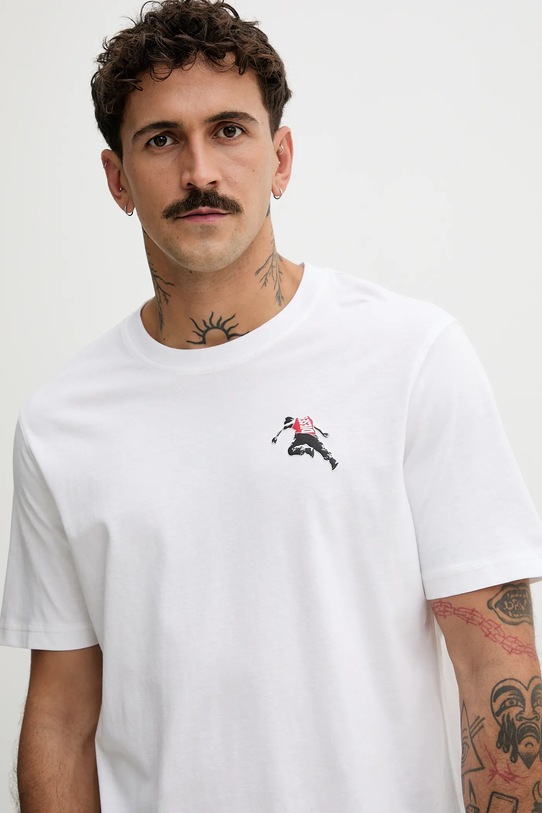 Diesel t-shirt bawełniany T-ADJUST-T3 biały A18668.0QIAM