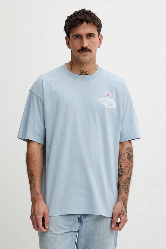 Odzież Diesel t-shirt bawełniany T-BOXT-T23 A18731.0PLAT niebieski