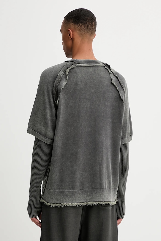 Îmbrăcăminte Diesel hanorac de bumbac K-PETRO A18898.0NKCQ gri