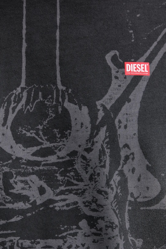 Diesel t-shirt bawełniany T-BOXT-T13 A19314.0KIBW szary