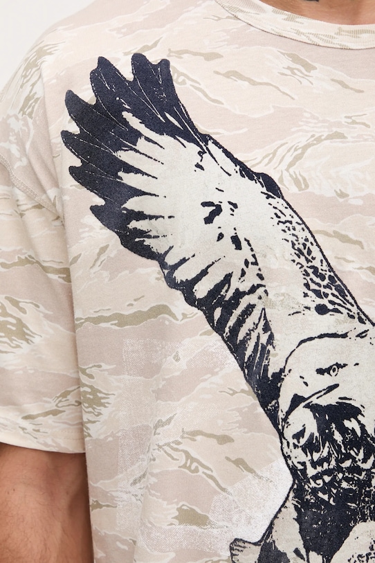 Diesel tricou din bumbac T-BOXT-T14 A19317.0DLBM bej