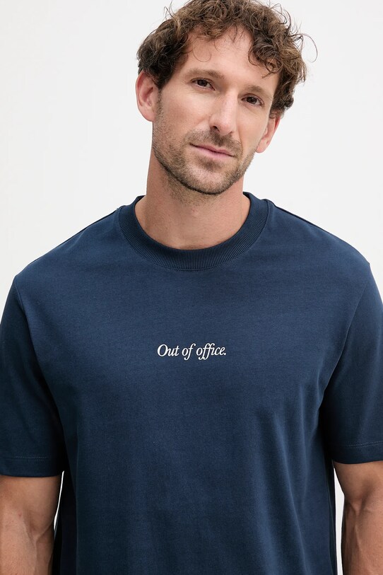 Odzież Marc O'Polo t-shirt bawełniany 5000006584 granatowy