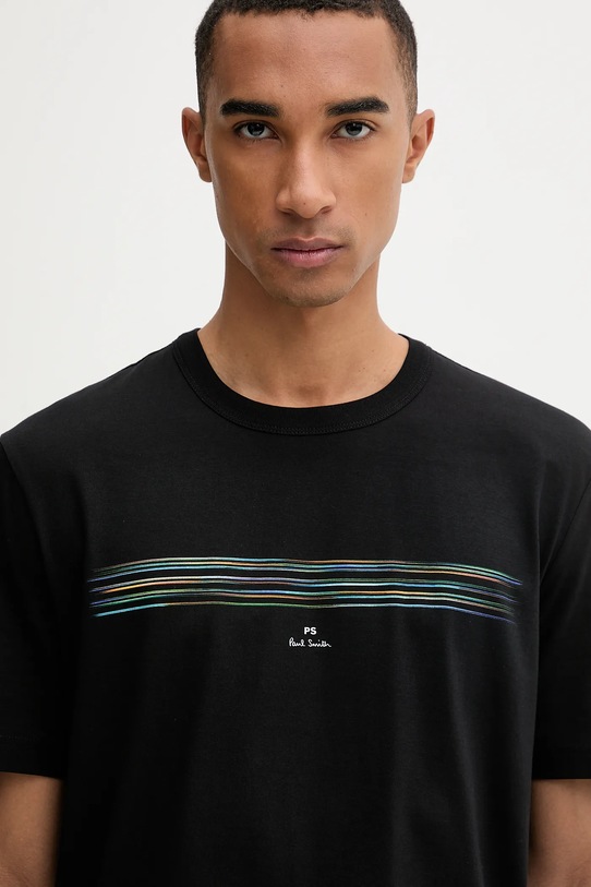PS Paul Smith t-shirt in cotone nero M2R.220X.TP5447