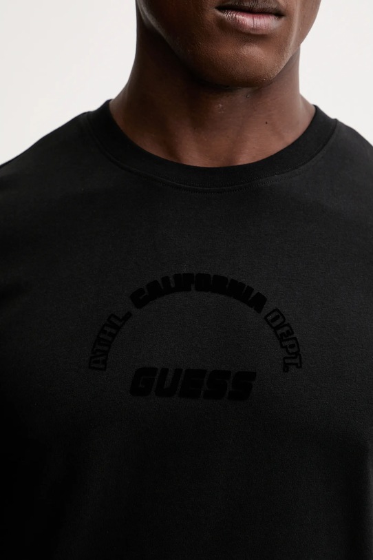 Guess t-shirt bawełniany SHIRO Z5BI05.I3Z14 czarny