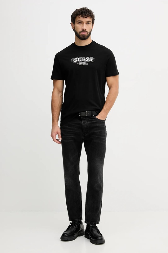 Guess t-shirt bawełniany M5BI05.I3Z14 czarny NC25