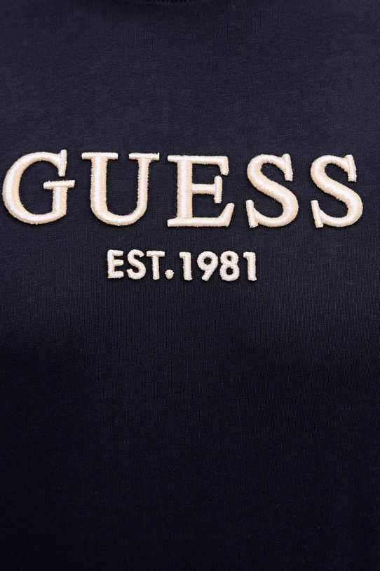 Guess t-shirt bawełniany M5BI09.K8FQ4 granatowy