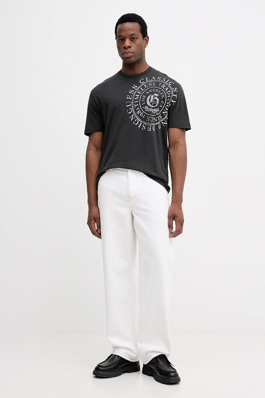 Guess t-shirt bawełniany M5BI69.I3Z14 szary AW25