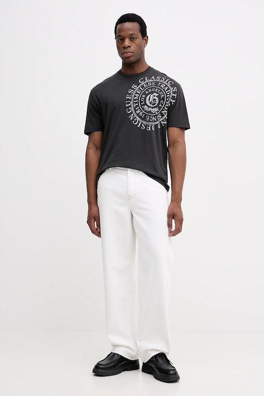 Guess t-shirt bawełniany M5BI69.I3Z14 szary AW25