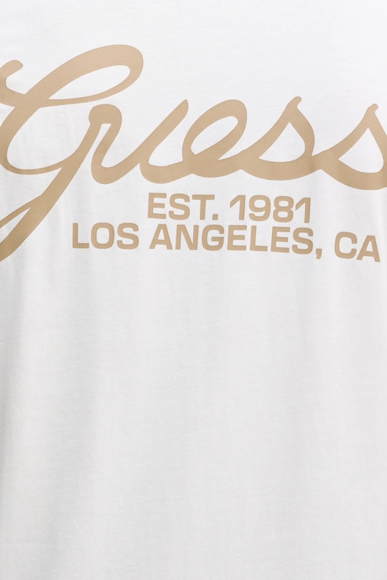 Guess t-shirt bawełniany M5BI70.I3Z14 beżowy