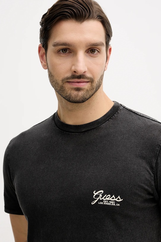 Guess t-shirt bawełniany szary M5BI70.I3Z14