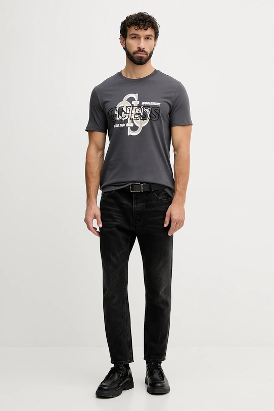 Guess t-shirt bawełniany M5BI72.I3Z14 szary AW25
