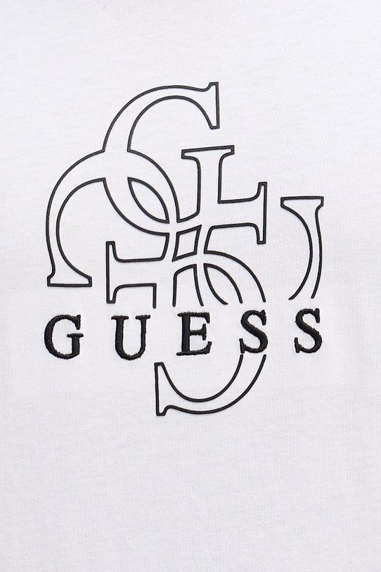 Βαμβακερό μπλουζάκι Guess M5BI76.I3Z14 λευκό