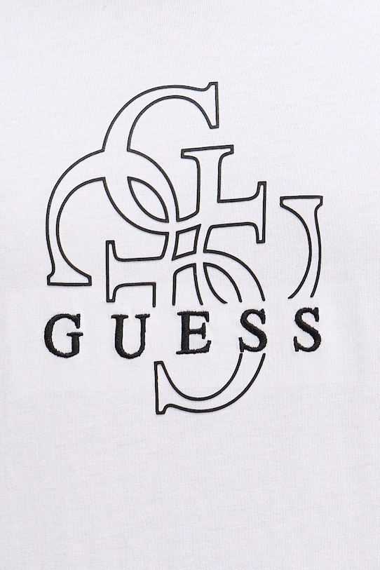 Βαμβακερό μπλουζάκι Guess M5BI76.I3Z14 λευκό