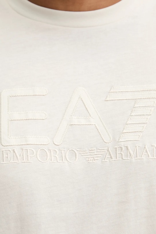 EA7 Emporio Armani t-shirt bawełniany AF10375.7M000898 beżowy