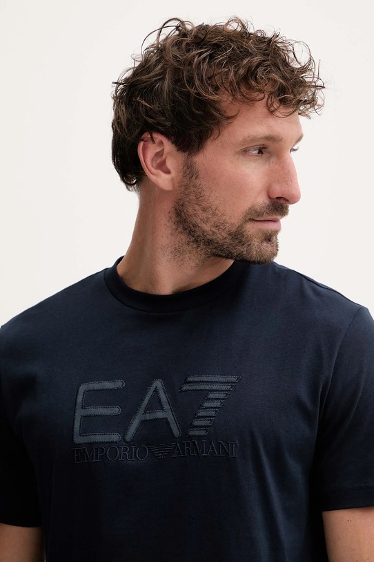 EA7 Emporio Armani t-shirt bawełniany fioletowy AF10375.7M000898