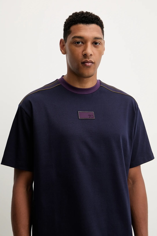 EA7 Emporio Armani t-shirt bawełniany granatowy AF12957.7X000404