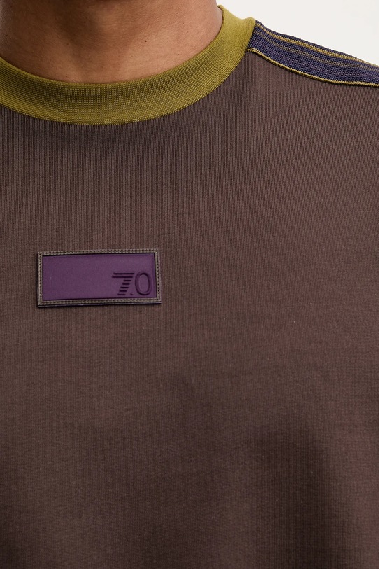 EA7 Emporio Armani t-shirt bawełniany AF12957.7X000404 brązowy