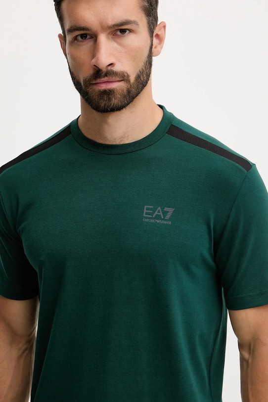 EA7 Emporio Armani t-shirt zielony AF13956.7M000656