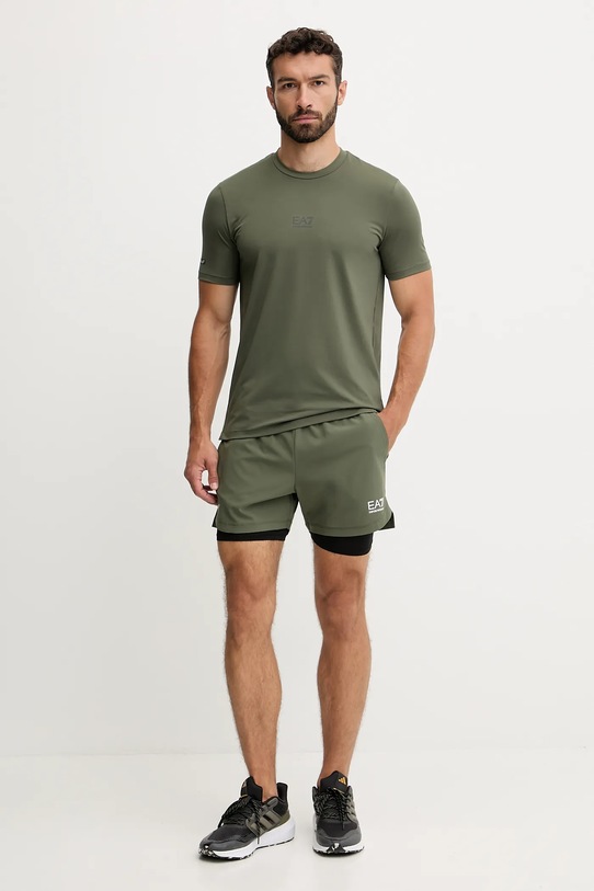 EA7 Emporio Armani t-shirt treningowy AF17770.7M000635 zielony AW25
