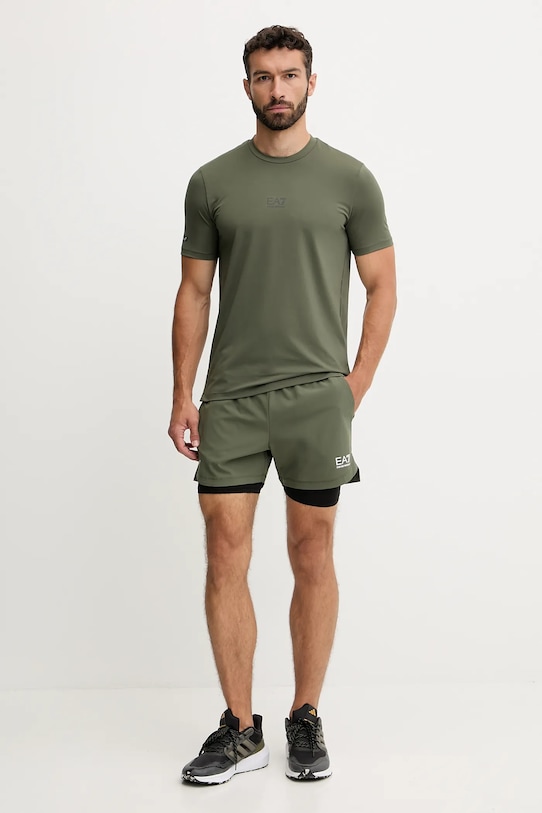 EA7 Emporio Armani t-shirt treningowy AF17770.7M000635 zielony AW25