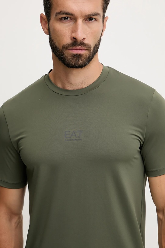 EA7 Emporio Armani t-shirt treningowy zielony AF17770.7M000635