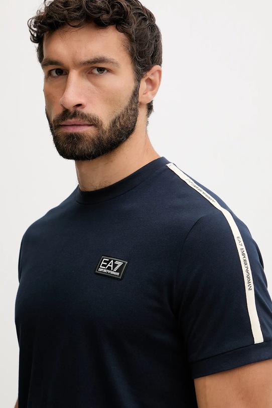 EA7 Emporio Armani t-shirt bawełniany granatowy AF10375.7M000956