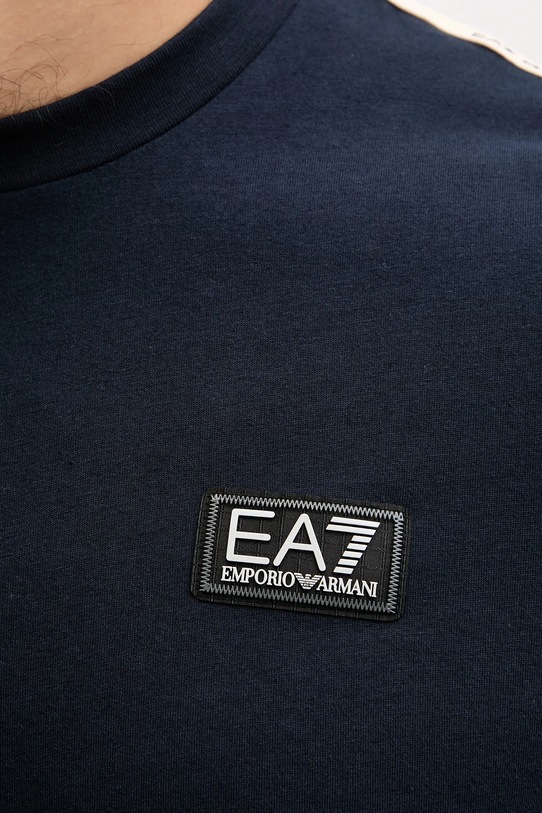 EA7 Emporio Armani t-shirt bawełniany AF10375.7M000956 granatowy