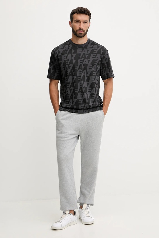EA7 Emporio Armani t-shirt bawełniany AF10378.7M000980 szary AW25