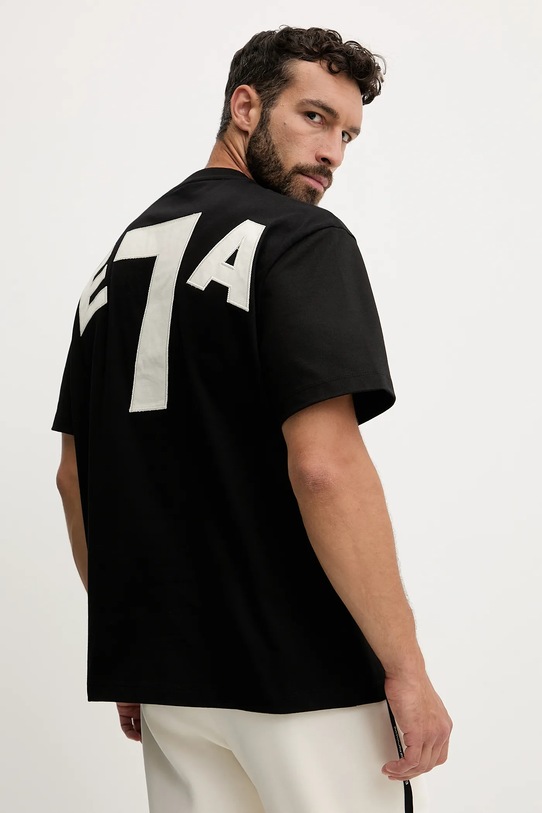 EA7 Emporio Armani t-shirt bawełniany aplikacja czarny AF13785.7X000164