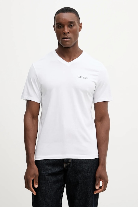 Guess t-shirt bawełniany 3-pack U5BG58.KCAM1 szary NC25