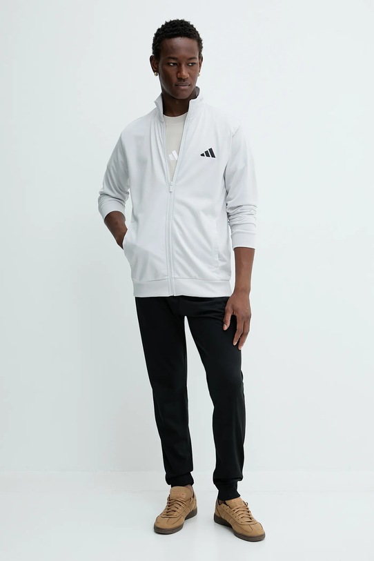 Bavlněné tričko adidas Essential JD1779 béžová AW25