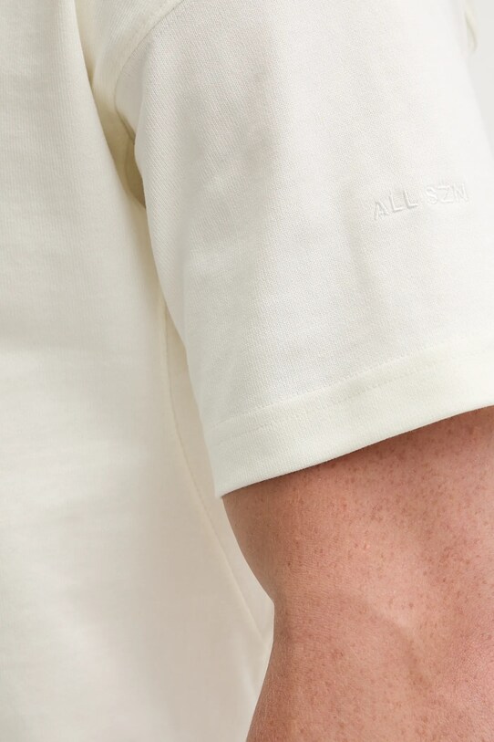 adidas t-shirt in cotone All SZN JL6552 beige
