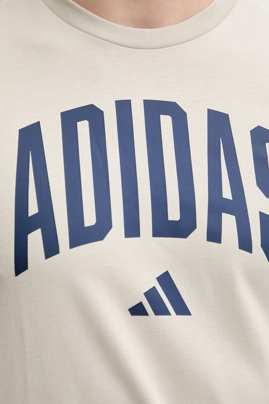 adidas t-shirt in cotone Collegiate JM6415 beige